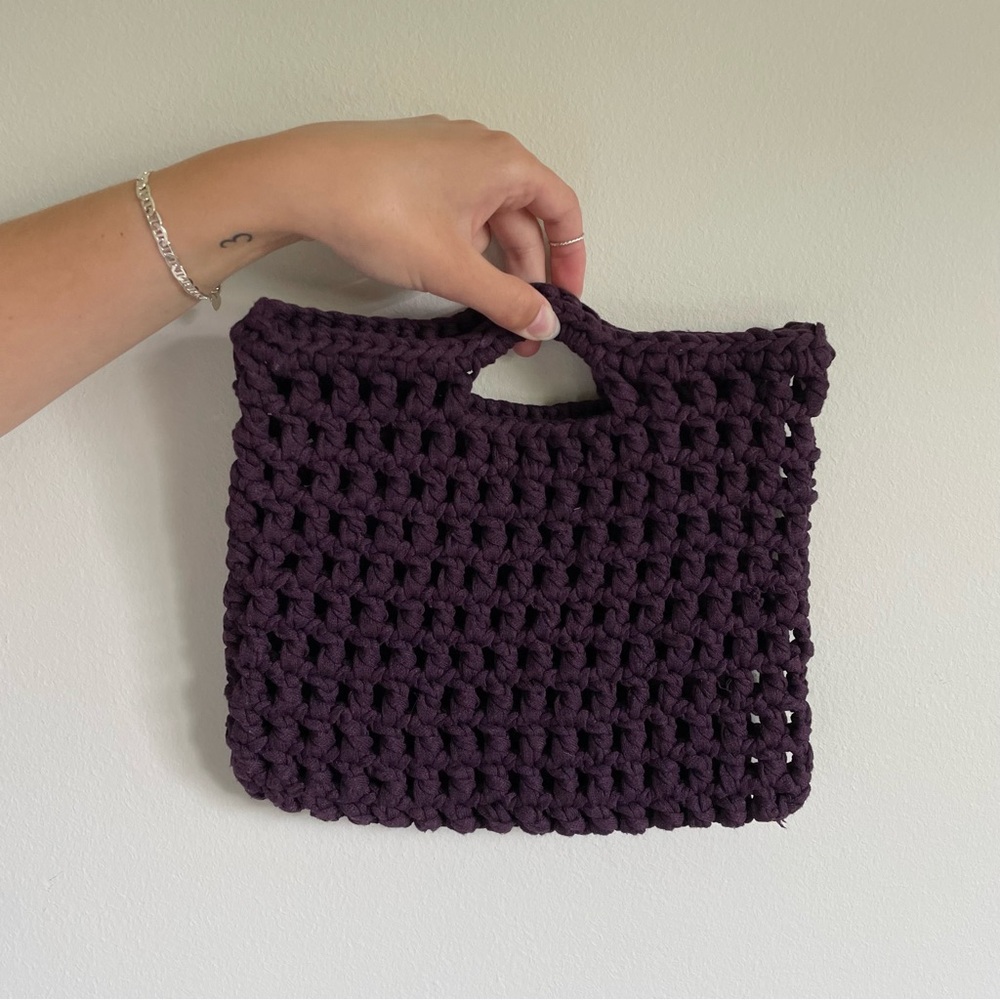 Handmade crochet bag
